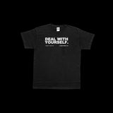"Deal With Yourself" Black Crew Neck